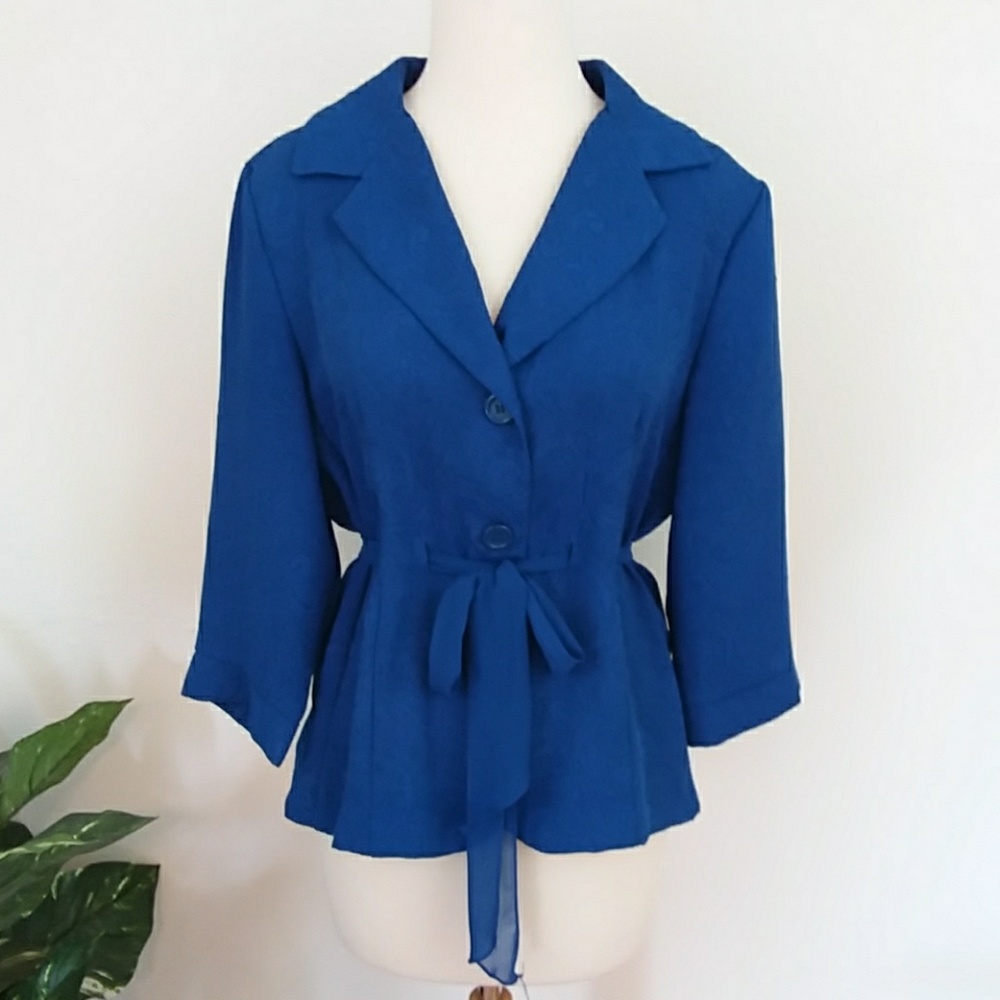 Courtenay Blazer Sheer Sash Size 12